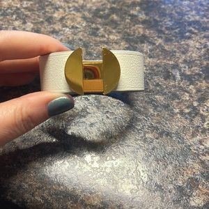 Hermes leather bangle!